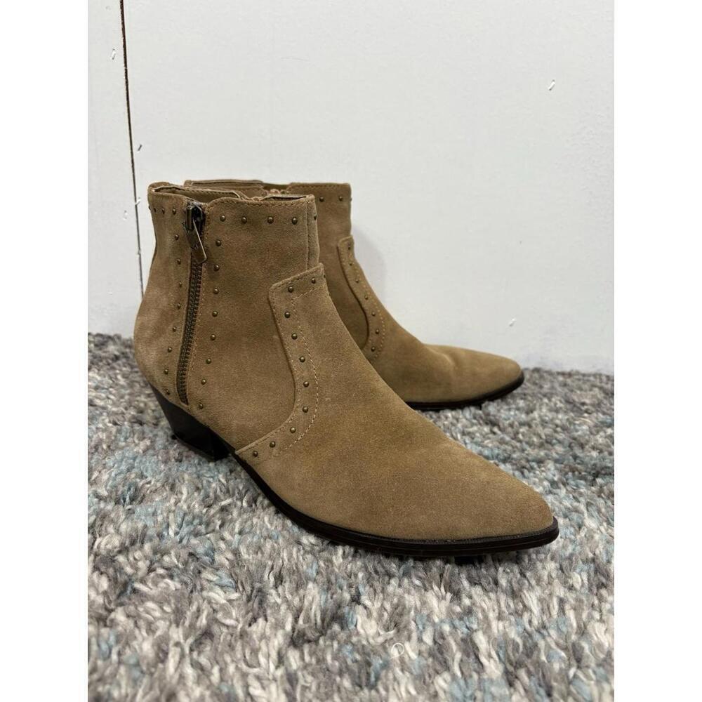 Marc Fisher Boots Womens 8 Wanda Cowboy Ankle Booties Western Boho Festival